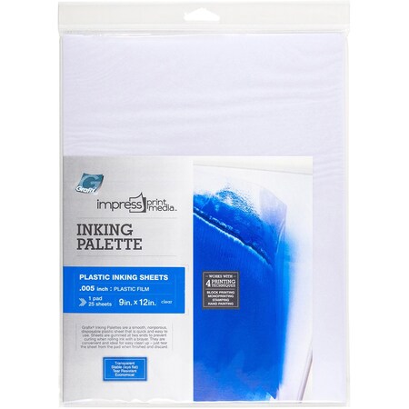 Grafix Impress Inking Palette Pad-9x12, 25PK CIP0912